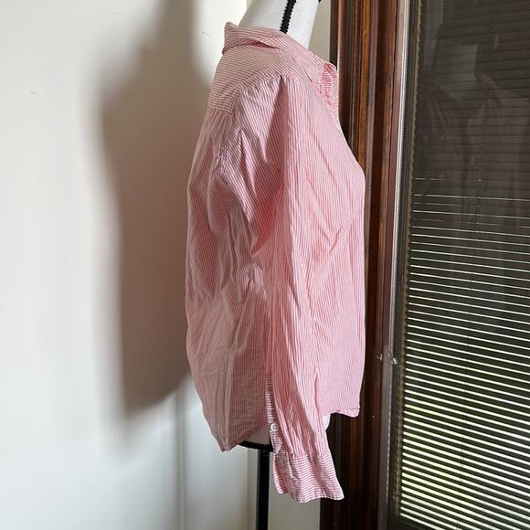 Equipment | Red and White Striped Button Down Size XS - Picture 3 of 10